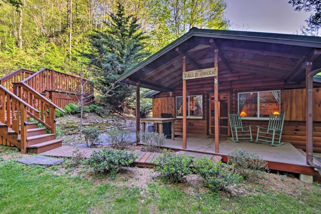 Bryson City Cabin With Fire Pit On Coopers Creek! Exterior photo